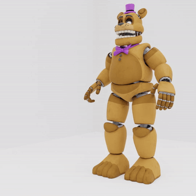 Purple Rat Reaching Out Idle