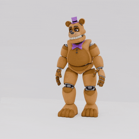 Fredbear Walking In Fredbear Walking In